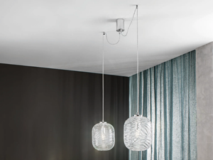 NEREIDE C-S2 - LED glass pendant lamp _ Fan Europe Lighting